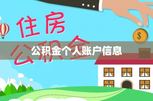 河南公积金个人账户信息