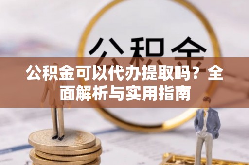 河南公积金可以代办提取吗？全面解析与实用指南