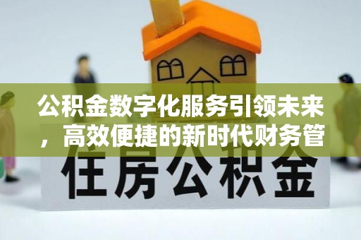 河南公积金数字化服务引领未来，高效便捷的新时代财务管理