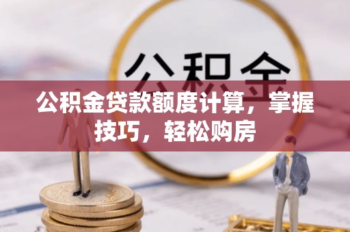 河南公积金贷款额度计算，掌握技巧，轻松购房