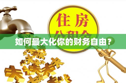 河南如何最大化你的财务自由？