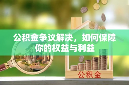 河南公积金争议解决，如何保障你的权益与利益