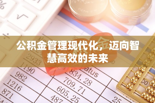 河南公积金管理现代化，迈向智慧高效的未来