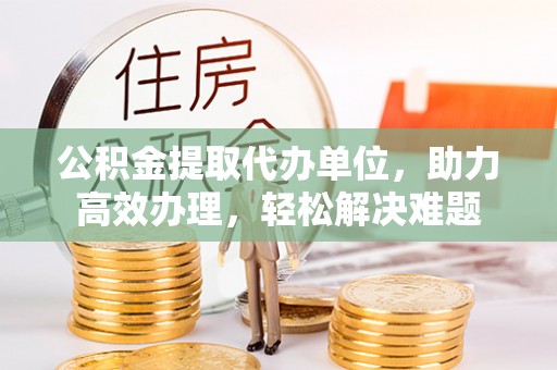 河南公积金提取代办单位，助力高效办理，轻松解决难题