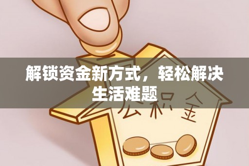 河南解锁资金新方式，轻松解决生活难题