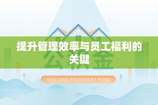 河南提升管理效率与员工福利的关键