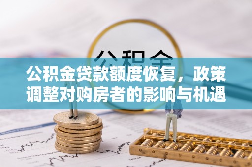河南公积金贷款额度恢复，政策调整对购房者的影响与机遇