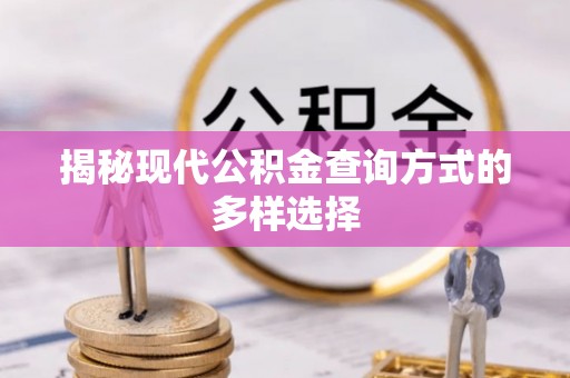 河南揭秘现代公积金查询方式的多样选择