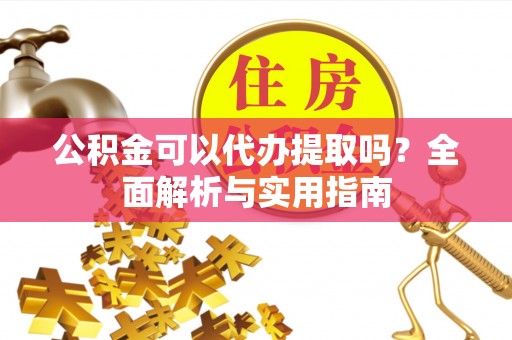 河南公积金可以代办提取吗？全面解析与实用指南