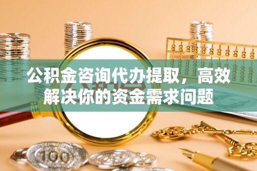 河南公积金咨询代办提取，高效解决你的资金需求问题
