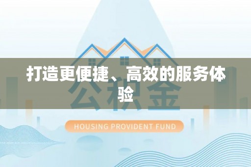 河南打造更便捷、高效的服务体验