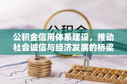 河南公积金信用体系建设，推动社会诚信与经济发展的桥梁