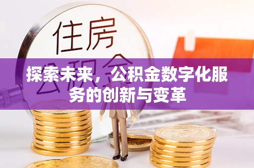 河南探索未来，公积金数字化服务的创新与变革