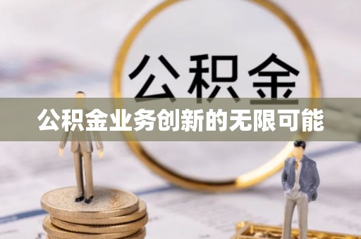 河南公积金业务创新的无限可能